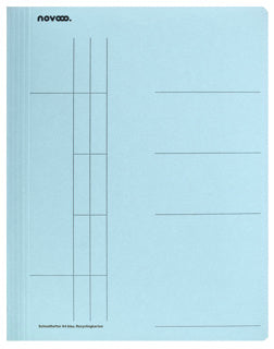 NOVOOO Schnellhefter DIN A4 Recyclingkarton 250 g/m² blau