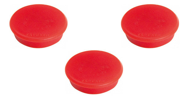 FRANKEN Magnet 32 mm 10 Stück rot