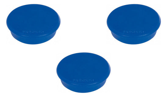 FRANKEN Magnet 32 mm 10 Stück dunkelblau