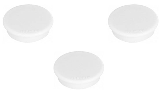 FRANKEN Magnet 32 mm 10 Stück weiß