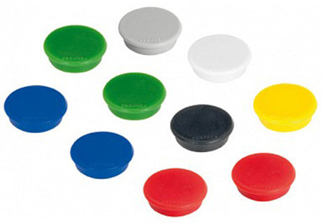 FRANKEN Magnet 32 mm 10 Stück sortiert