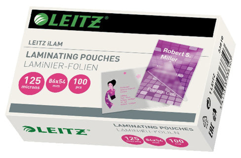LEITZ Laminierfolien 5.4 x 8.6 cm 100 Stück transparent