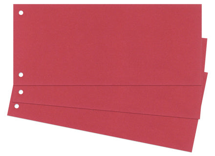Trennstreifen 100 Stück 24 x 10.5 cm rot