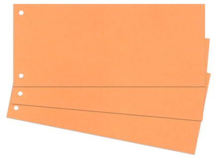 Trennstreifen 100 Stück 24 x 10.5 cm orange