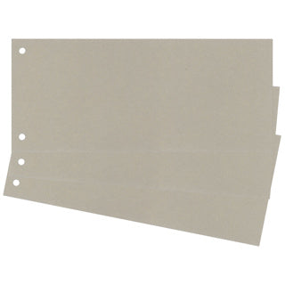 Trennstreifen 100 Stück 24 x 10.5 cm grau