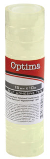 OPTIMA Klebeband 15 mm x 10 m 10 Stück transparent