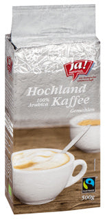 JA NATÜRLICH Kaffee Fairtrade Bio gemahlen 500 g