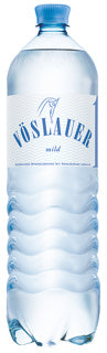 VÖSLAUER Mineralwasser mild 6 Flaschen à 1.5 Liter Einwegpfand