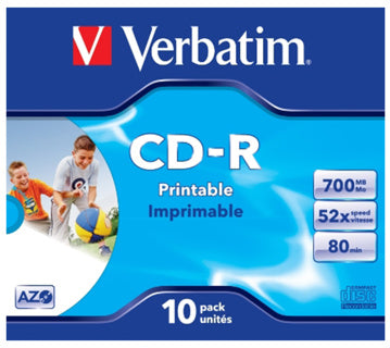VERBATIM CD-Rohlinge 700 MB 10 Stück