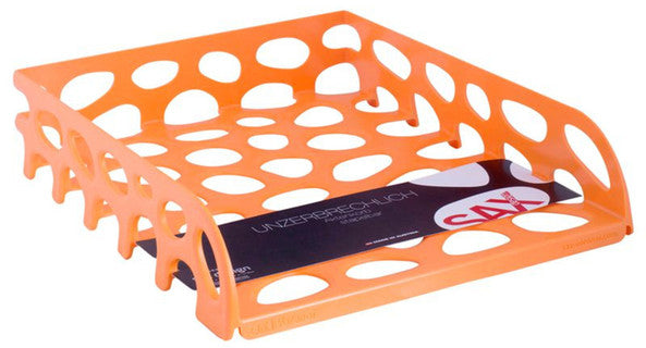 SAX Briefkorb Voronoi 555 A4 orange