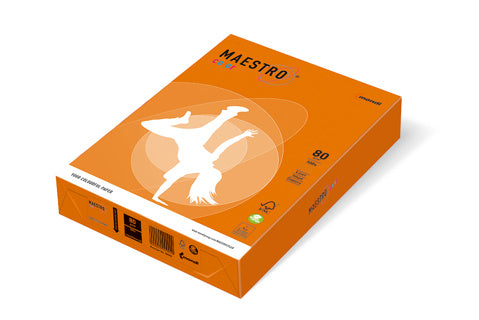 NIVEUS Color intensiv Kopierpapier DIN A3 80 g/m² 500 Blatt orange