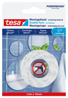 TESA Montageband 77744 19 mm x 1.5 m weiß