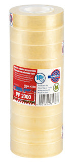EUROCEL Klebeband 15 mm x 33 m 10 Stück transparent