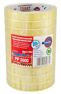 EUROCEL Klebeband 15 mm x 66 m transparent