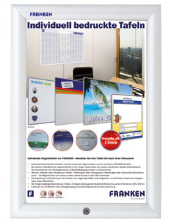 FRANKEN Wechselrahmen BS1901 Security A4 silber