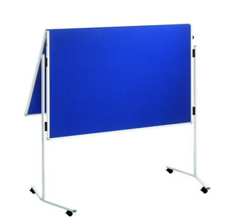 FRANKEN Moderationstafel ECO-UMTF-G03R mit Filz klappbar blau