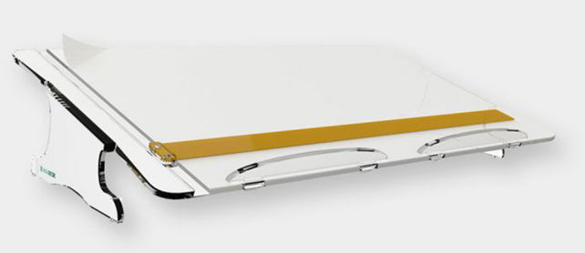 ORGADESK Dokumentenhalter Classic TRA mit Leselineal und Antireflex Cover