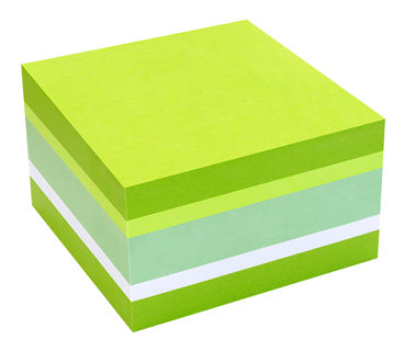INFO NOTES Haftnotiz Würfel 75 x 75 mm lemon grün 450 Blatt