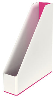 LEITZ Stehsammler 5362 WOW Duo weiß/pink metallic