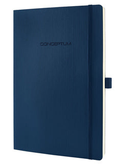 SIGEL Notizbuch Conceptum CO316 A4 194 Blatt kariert mit Softcover dunkelblau