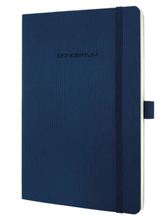 SIGEL Notizbuch Conceptum CO326 A5 194 Blatt kariert mit Softcover dunkelblau