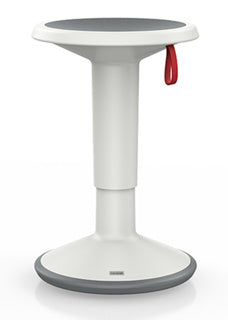 INTERSTUHL Hocker UPis1 100U grau/weiß