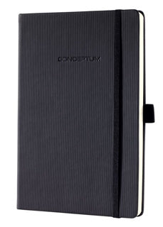 SIGEL Notizbuch Conceptum CO121 mit Hardcover A5 kariert schwarz