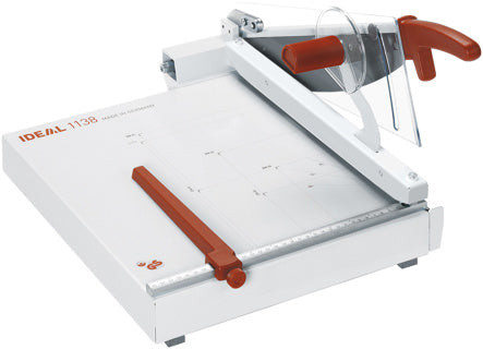 IDEAL Hebelschneidemaschine 1138 mit 385 mm Schnittlänge weiß