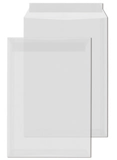 ÖKI Transparentkuvert C4T-ÖF/TRklar100 250 Stück DIN C4 mit Haftstreifen 1000g/m² transparent