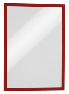 DURABLE Info-Rahmen 4868 DURAFRAME® MAGNETIC 5 Stück A3 magnethaftend rot
