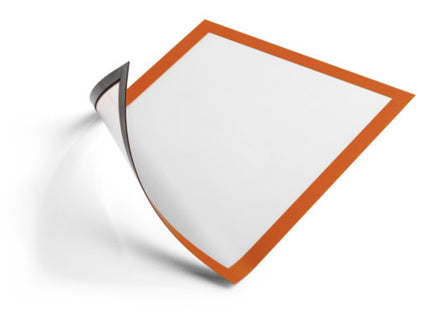 DURABLE Info-Rahmen 4869 DURAFRAME® MAGNETIC 5 Stück A4 magnethaftend orange