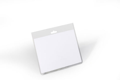 DURABLE Namensschild 8135 20 Stück mit Aurostanzung 60 x 90 mm transparent