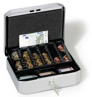 DURABLE Geldkassette 1778 EUROBOXX® S mit Zylinderschloss 28.3 x 10 x 22.5 cm anthrazit