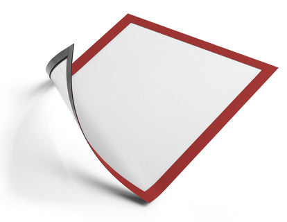DURABLE Info-Rahmen 4869 DURAFRAME® MAGNETIC 5 Stück A4 magnethaftend rot