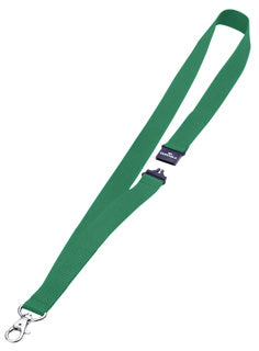 DURABLE Textilband 8137 10 Stück mit Karabiner und Sicherheitsverschluss 2 cm x 44 cm grün