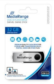 MEDIARANGE USB-Stick 2.0 32 GB schwarz