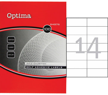 OPTIMA Etikett 32100 105 x 42.3 mm 100 Blatt