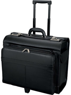 ALASSIO Pilotenkoffer 45030 San Remo Lederimitat schwarz