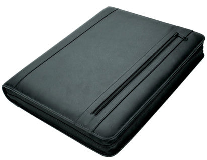 ALASSIO Organisationsmappe 30072 Cesena mit 4-Ringmechanik Nappaleder schwarz
