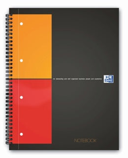 OXFORD Collegeblock Notebook A4+ 80 Blatt kariert