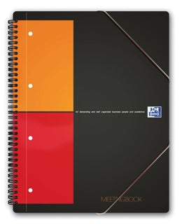 OXFORD Collegeblock Meetingbook A4+ 80 Blatt kariert