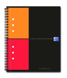 OXFORD Collegeblock Activebook A5+ 80 Blatt kariert