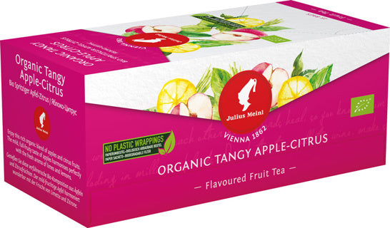 JULIUS MEINL Früchtetee Bio Apfel-Zitrus 25 Beutel