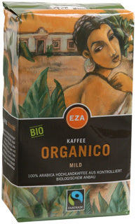 EZA Kaffee gemahlen Bio Organico Mild 500 g