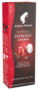 JULIUS MEINL Kaffee Kapseln Inspresso Espresso Crema 10 Stück
