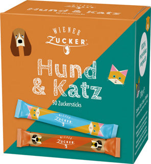 WIENER ZUCKER Zuckersticks Hund & Katz 50 Stück à 4 g
