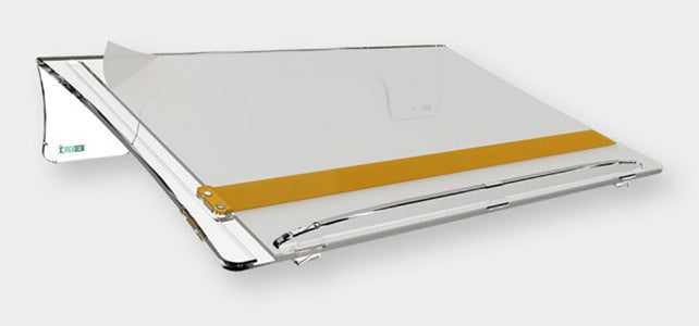 ORGADESK Dokumentenhalter Basic TRA mit Leselineal und Antireflex-Cover