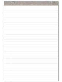STYLE Notizblock A4 ohne Deckblatt 50 Blatt 60g liniert