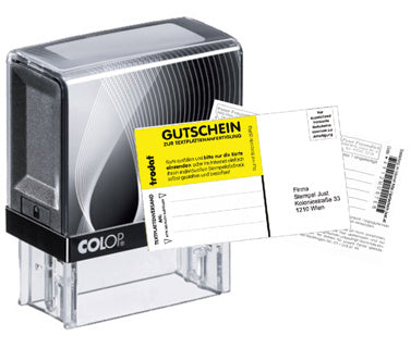 COLOP Textstempel Printer 20 mit Gutschein 4-zeilig 14 x 38 mm