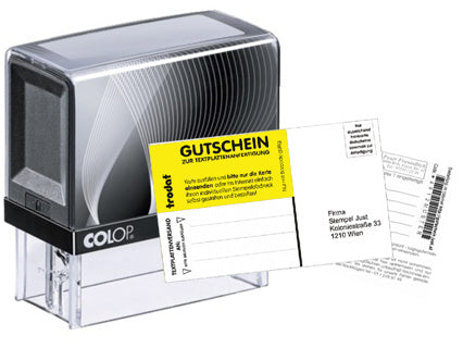 COLOP Textstempel Printer 40 mit Gutschein 6-zeilig 23 x 59 mm
